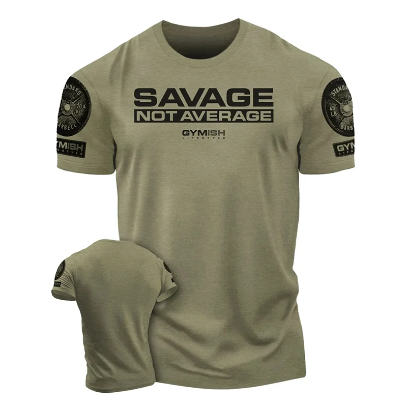 Fashion Mens Workout 3D Printed T-shirts Summer Trend Streetwear Short Sleeve Gym Sports T Shirts Streetwear Oversized Tees Tops