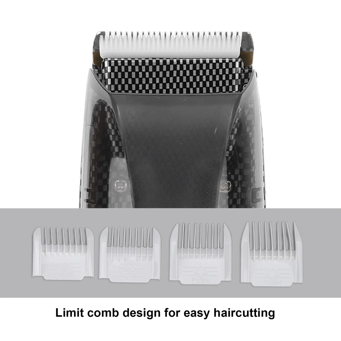 Men Hair Groomer Hair Trimmer USB Charging  Automatic Hair Suction Electric Hair Clipper with 4 Combs for Men Home