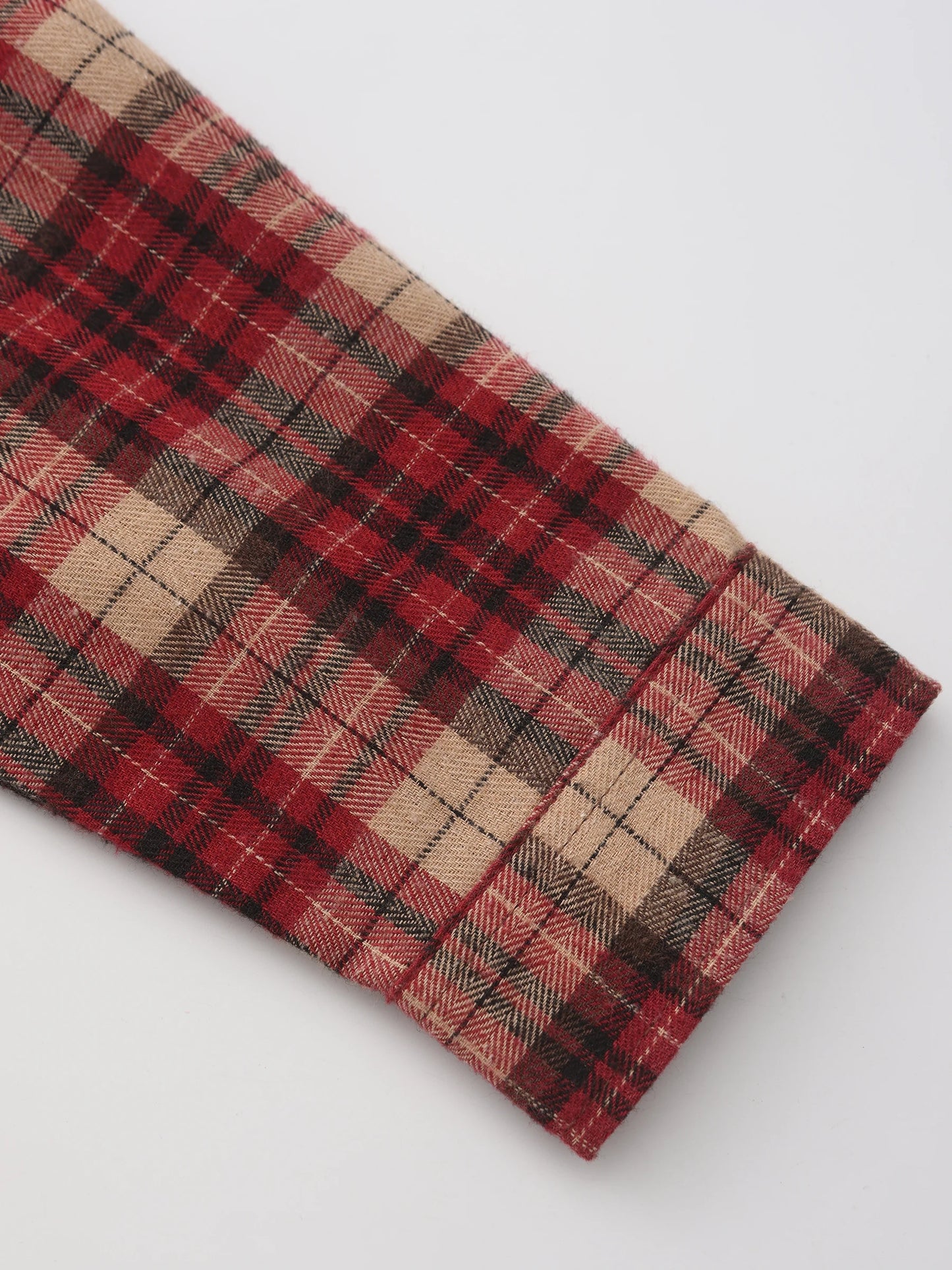 Men's Social Shirts Long Sleeve 100%Pure Cotton Buttoned Plaid Formal Male Casual Clothes Oversized Shirt Plus Size M-3XL