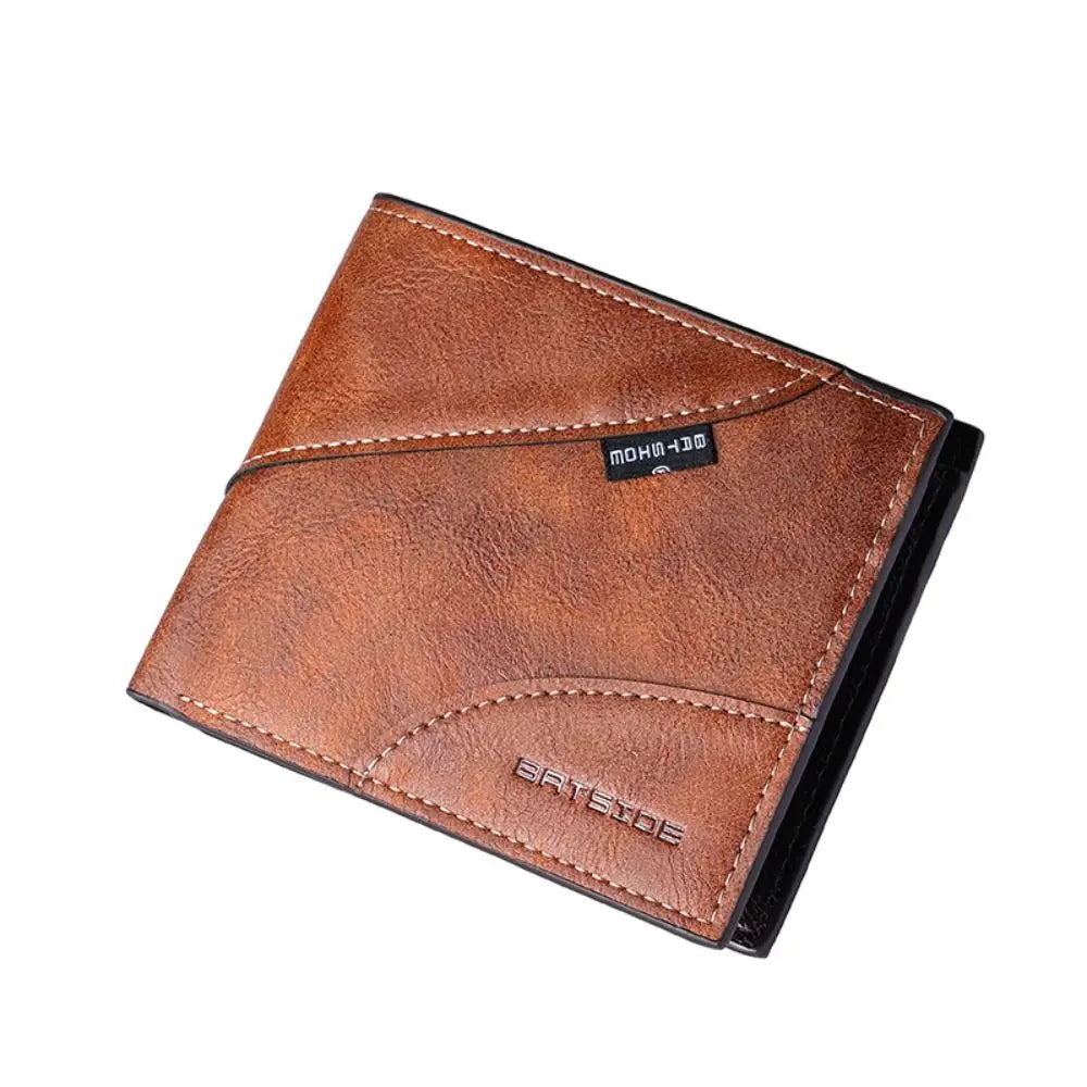 Casual PU Leather Men's Wallet Multi-functional Large Capacity Business Wallet Classic Luxury Short Card Bag Business