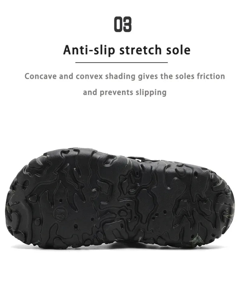 Men Slippers High Quality Classic Outdoor Anti-Slip Garden Shoes Lightweight Fashion Casual Sandals Sandals for Men Platform
