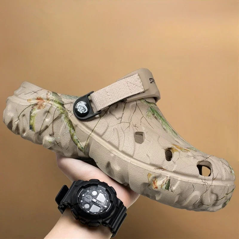 2025 Summer Men's Sandals New Home Garden Shoes Comfortable and Lightweight Men Slippers Non-Slip Soft Bottom Flip Flop Sandals