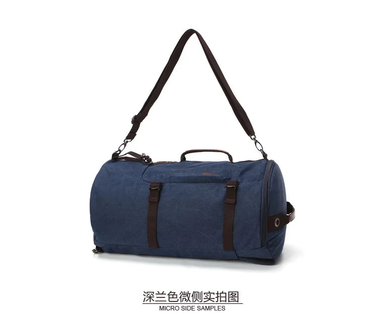 2025 Fashion Large Man Travel Bag Mountaineering Backpack Male Luggage Canvas Bucket Shoulder Army Bags For Boys Men Backpacks