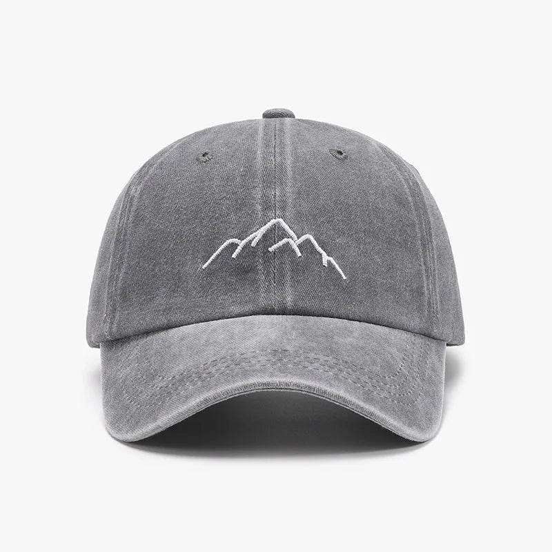 Baseball Cap for Men Women Soft Washed Cotton Mountain Range Embroidery Dad Hats Fashion Outdoor Sports Golf Caps Dropshipping