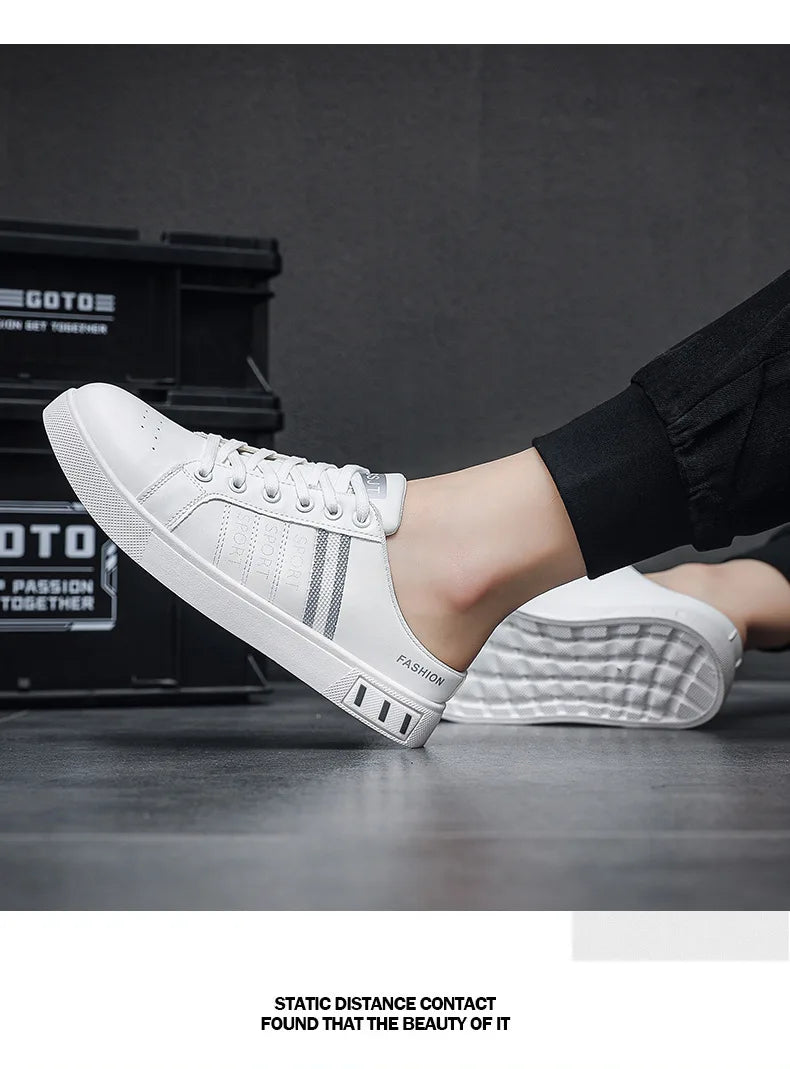 Summer Men Slippers Brand Comfortable Casual Shoes for Men Fashion Flat Sneakers High Quality Men Half Slippers Tenis Masculino