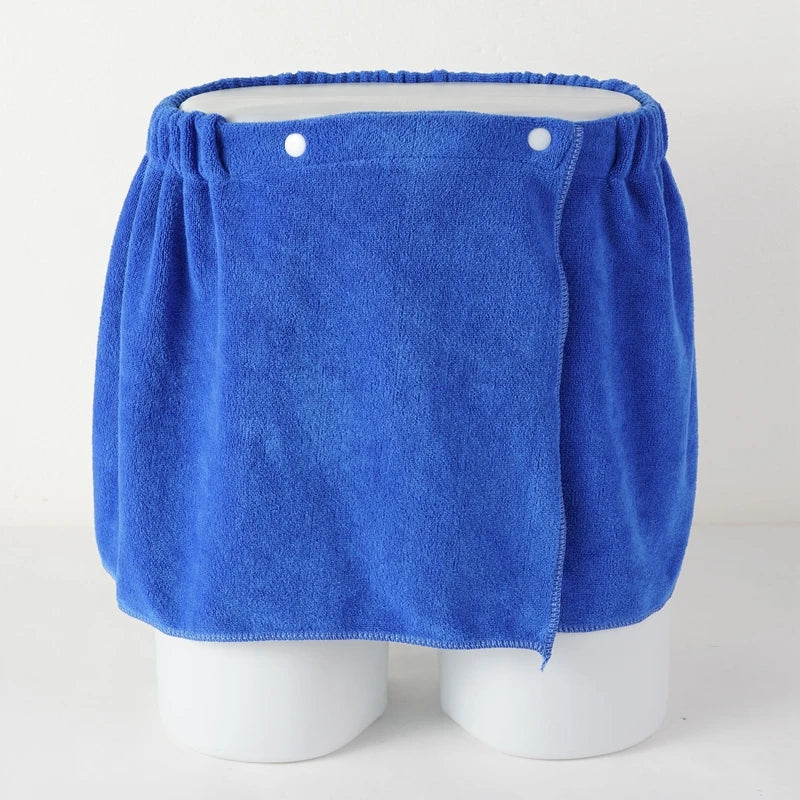 Men's Bath Towel Boxers Briefs Sexy Shorts Can Absorb Water and Wear Externally Underwear Underpants with Buckle Summer Panties
