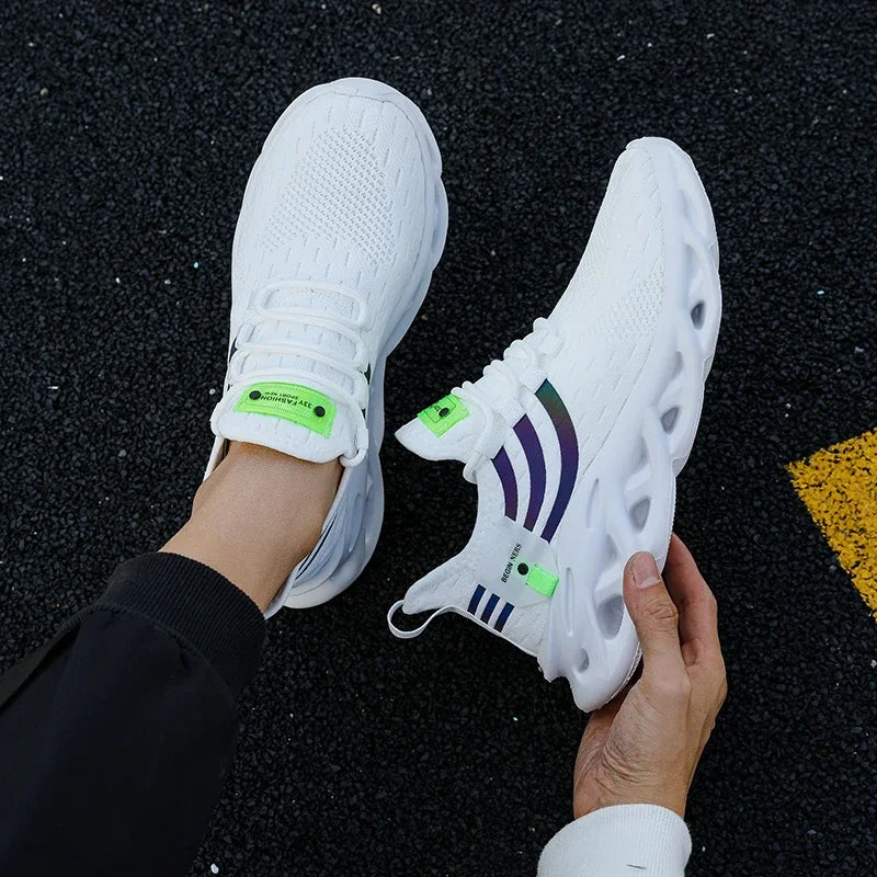 Sneakers for Men Casual Sport Shoes Breathable Lightweight Outdoor Mesh Platform Running Shoes Athletic Tenis Walking Shoes