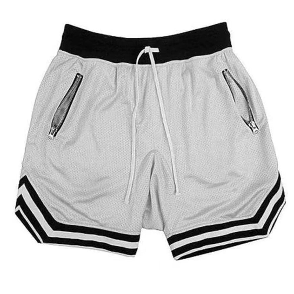 Mens Fire Red Shorts Casual Basketball Shorts Gym Fitness Short Joggers Shorts Workout Bodybuilding Breathable Board Shorts Male