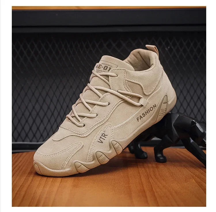 2025 new men shoes breathable non slip work shoes for male fashion sneakers outdoor walking flats skateboard sneakers