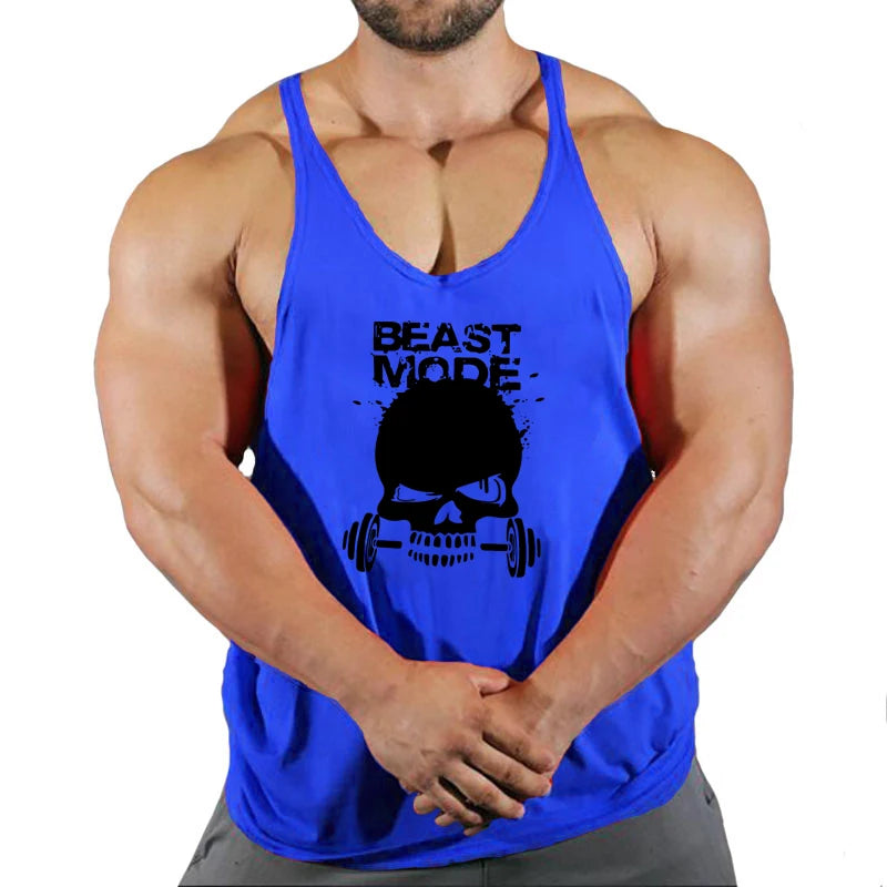 Gym T-shirts for Men Clothing Fighter Tanks Camis Mens Tops T-shirts Suspenders Man Top for Fitness Stringer Men's Clothes Shirt