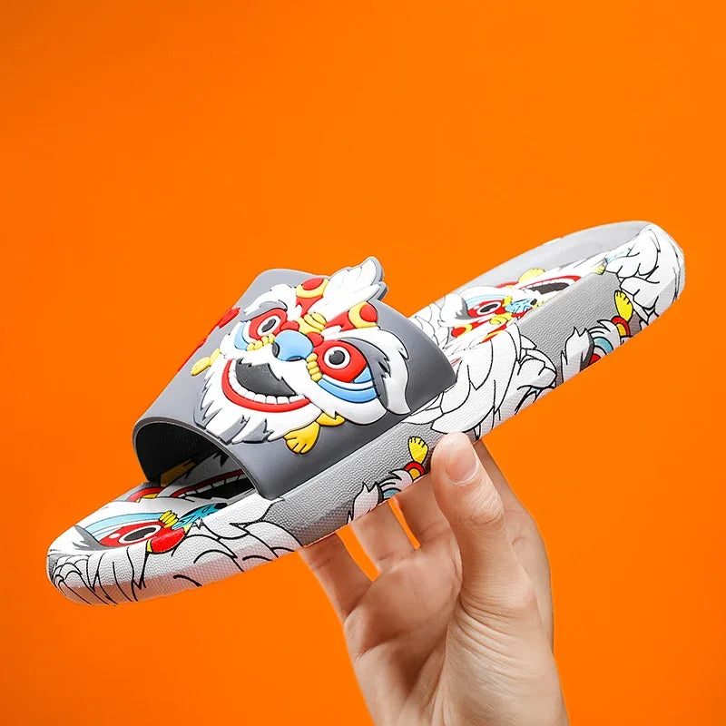 Luxury Brand Slippers for Men Comfortable Man Sandal Men's Summer Slippers Walk Around Home Male Slipper Male Shoes Sneakers
