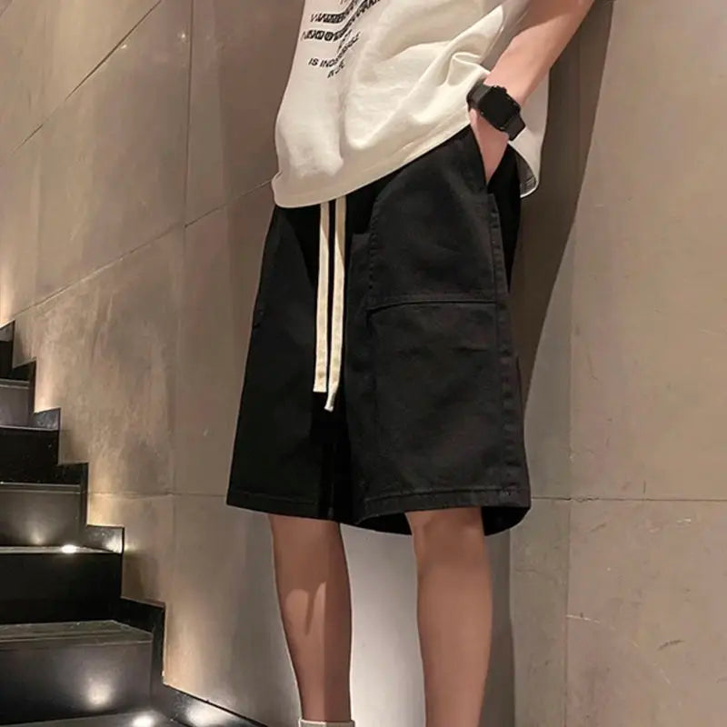 Shorts for Boys in Summer Thin Sports Loose Summer Casual Mid-sized Pants for Youth 2025 Five-point Pants Basketball Pants