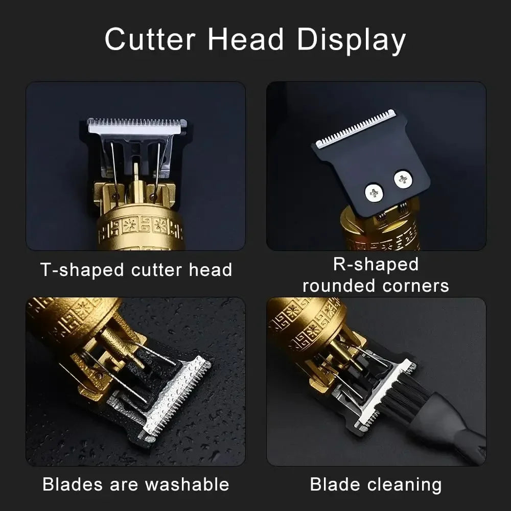 Hair Trimmer T9 Hair Clipper Beard Shaving Body Clippers Electric Hair Cutting Machine Professional Barber Men Trimmer Shaver