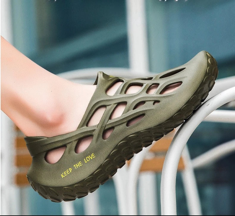 Men Summer Comfortable Breathable Sandals Outdoor Leisure Water Shoes for Hiking and Beach