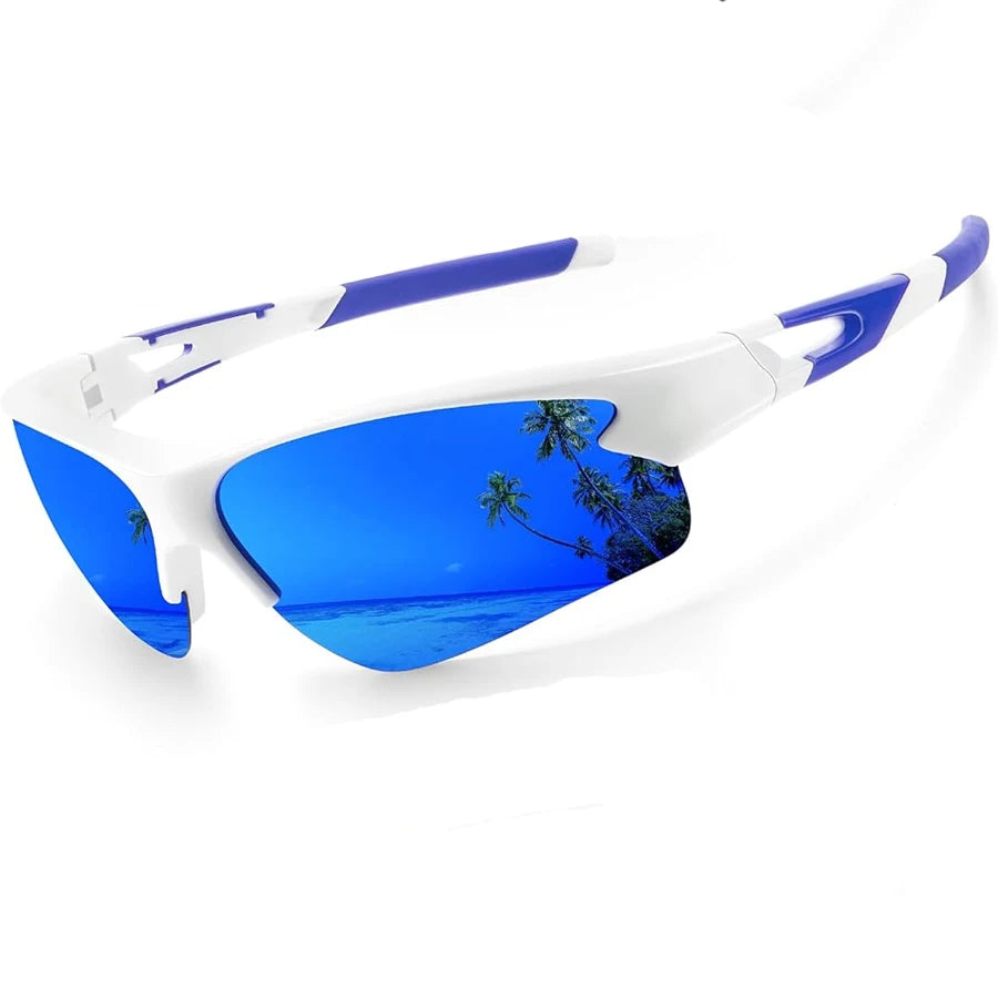 Sports Sunglasses for Men Women Fashion Lightweight Mens Sunglasses UV Protection for Outdoors