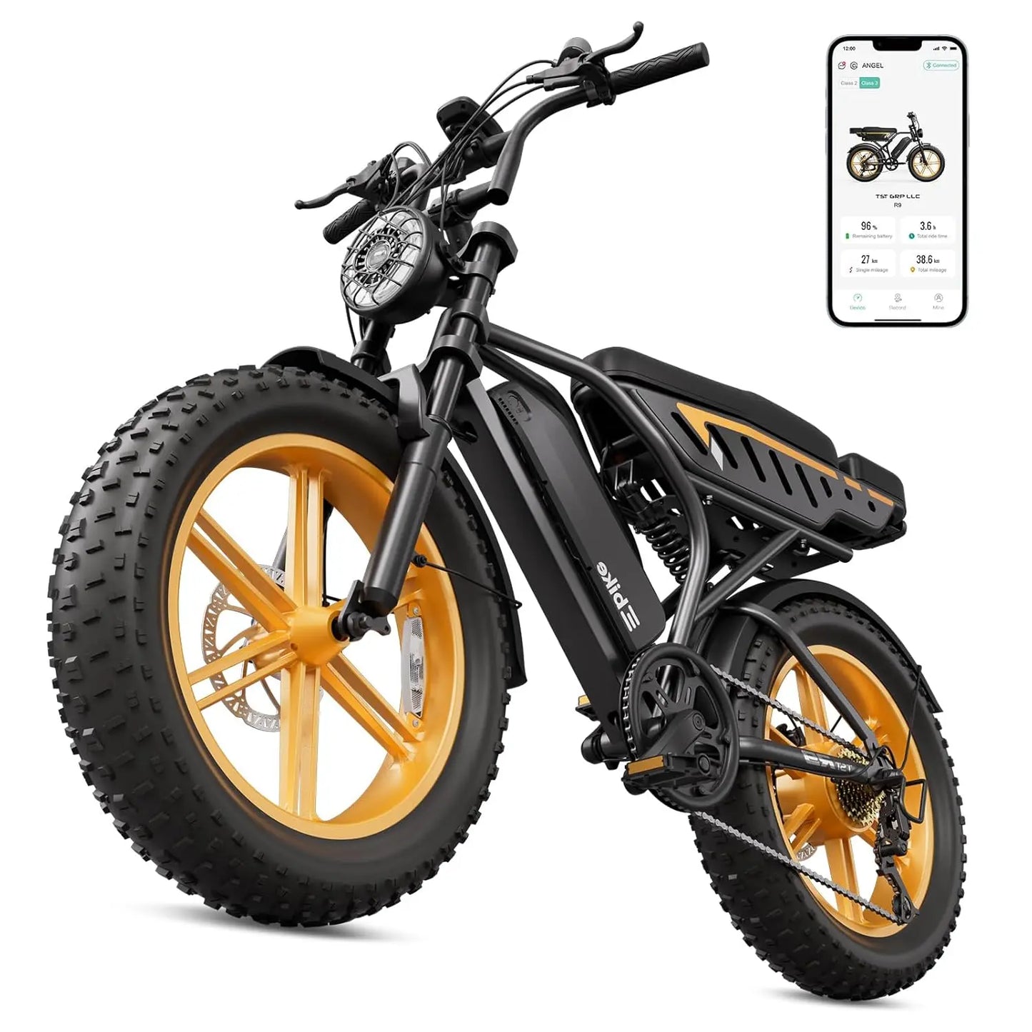 TST Electric Bike for Adults, 1500W Peak Motor Ebike with 48V 15/25/30Ah Built-in Battery, 60/120 Miles Range 28, Customized