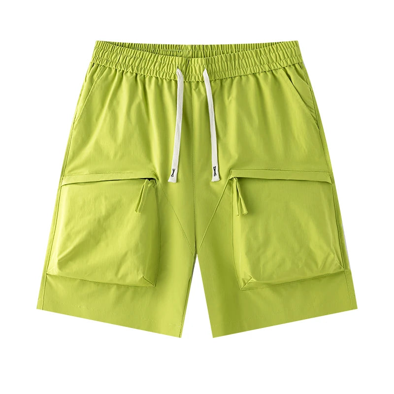 Shorts men's summer trend of work pants thin section loose five pants casual straight outside pants casual five pants