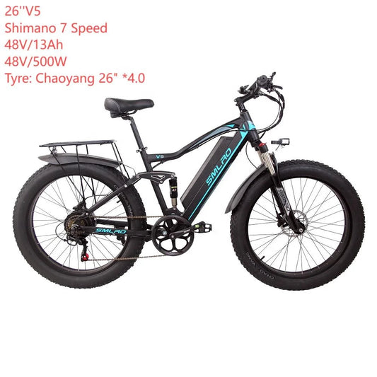 Hot Selling Snow Electric Bicycle for Adult 26 Inch 500W 48V Electric Motorcycle E Bike