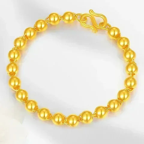 Gold bracelet 24k domineering watch chain real gold jewelry AU999 high-end atmospheric  pure  men and womenValentine's Day gifts