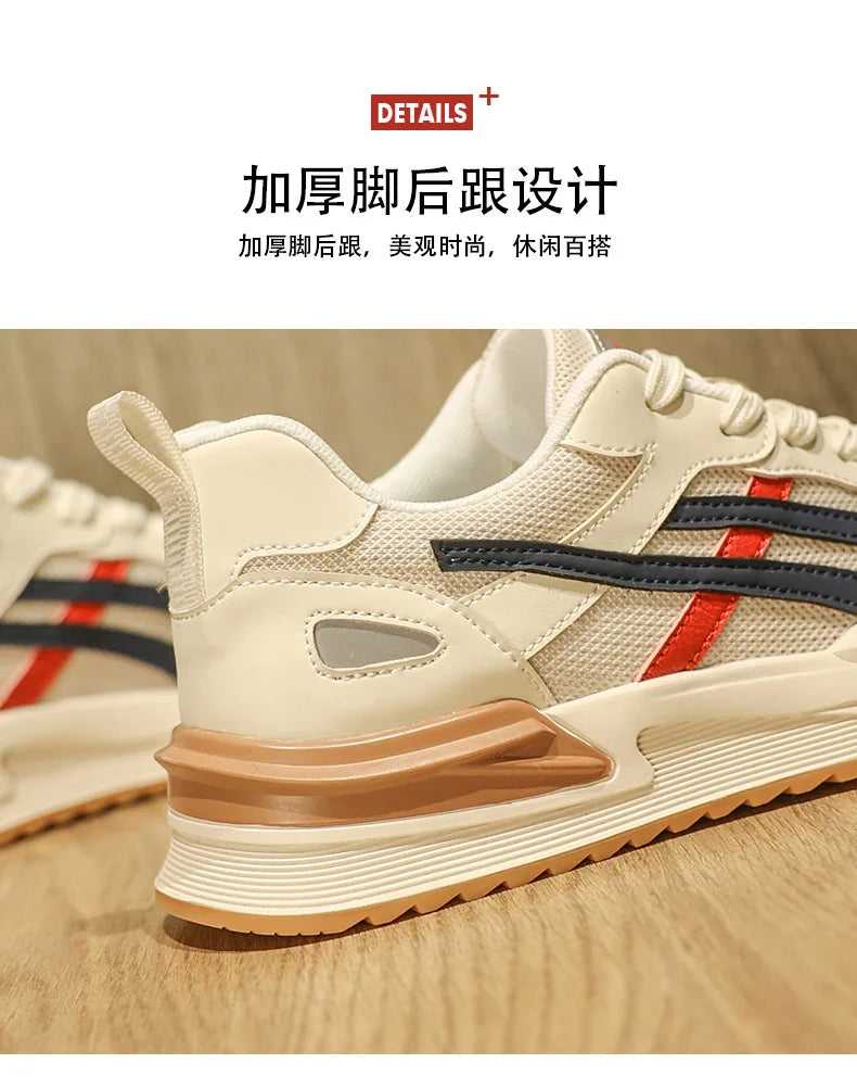 Casual Shoes for Men Fashion Men's Sneakers Wear-resistant Platform Mens Sport Shoes 2024 New Breathable Mesh Male Running Shoes