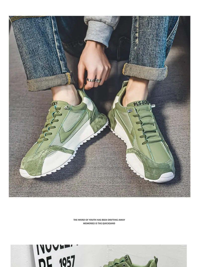 Mens Sneakers Luxury Brand Casual Shoes Breathable Sport Running Shoes Tennis Training Shoes for Men Platform Vulcanize Footwear