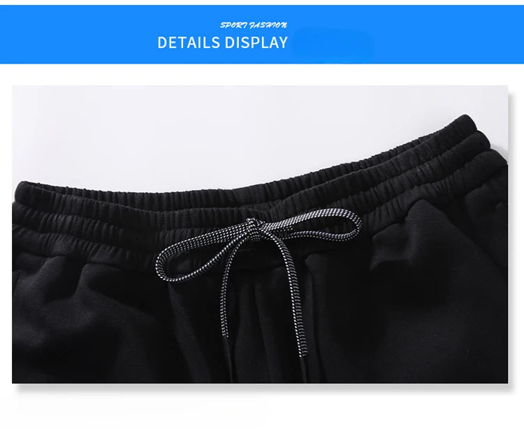 Men's Shorts Streetwear Trend Casual Loose Sporty Knees Length Shorts 2025 Summer New Fashion Stereoscopic Printed Cotton Shorts