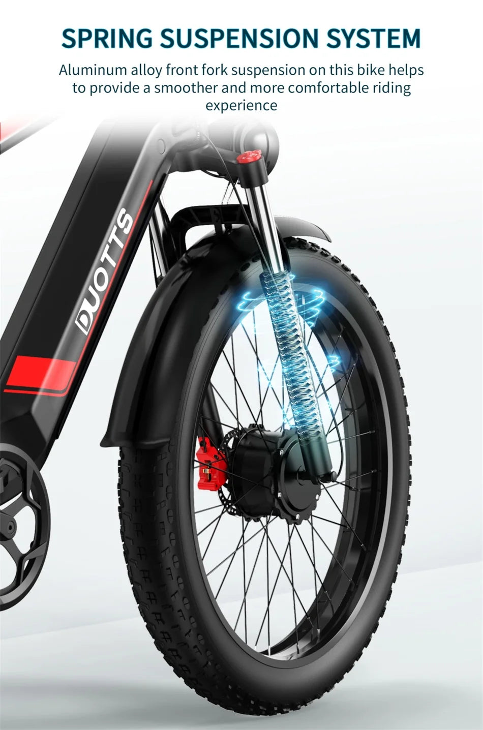 2023 Electric Bike Adult 1500W 26'' Dual Drive Mountain E Bike 48V 17.5AH Battery Removable Off Road Electric Bicycle
