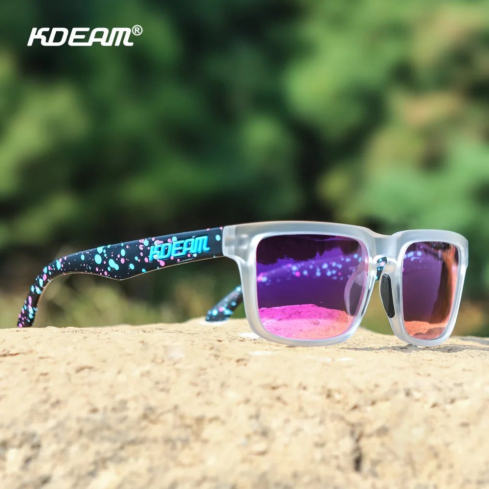 KDEAM Fishing Men's Sunglasses Polarized Classic Square Shades Unisex Size With Packaging