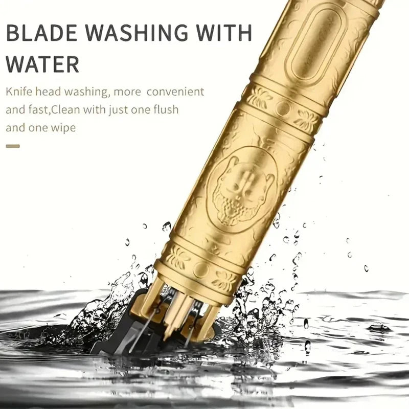 Professional Hair Clippers for Men - Cordless Rechargeable Zero Gapped T-Blade Hair Trimmer Electric Edgers Clippers