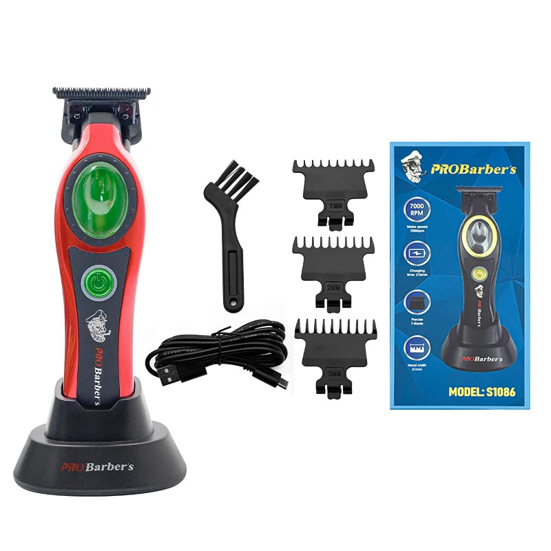 Multifunctional Hair Clippers Rechargeable Electric Hair Clippers Men's Shaver Hair Trimmer electric hair clipper has high power
