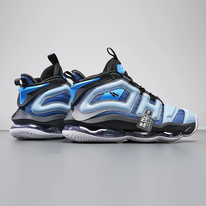 High-quality Mens Basketball Shoes High Street Original Sneakers Men Air Cushioining Rubber Anti Slip Leisure Shoes Male 39-45