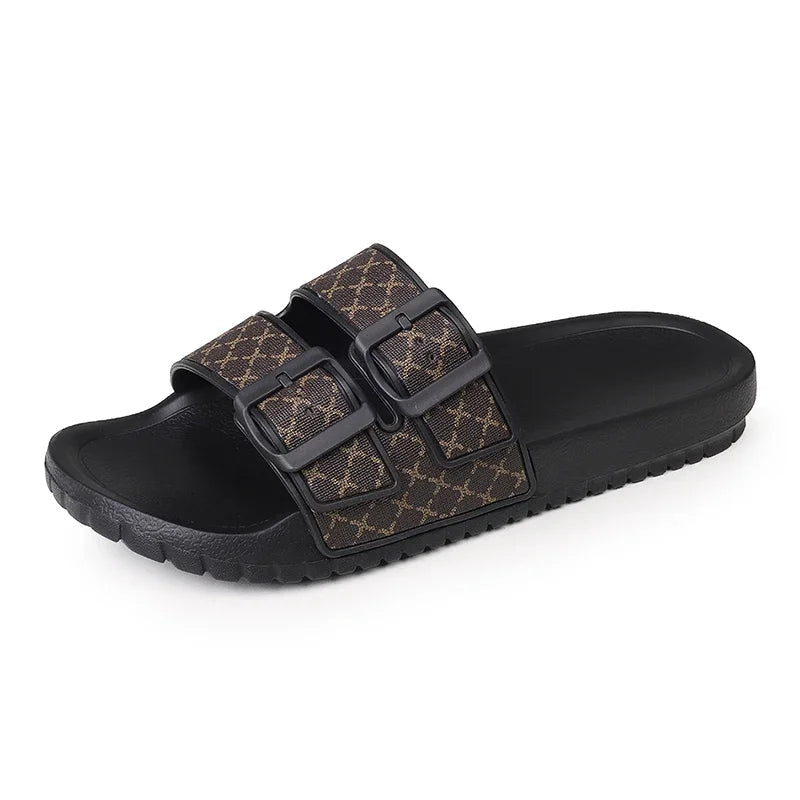 Summer Fashion Men Slippers Comfort Mens Sandals Non-slip Indoor Home Bathroom Slides Garden Shoes Outdoor Beach Casual Shoes