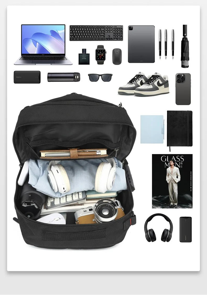 Travel backpack for men boarding, casual men's backpack for travel, large backpack for travel, 70 liters L, super large capacity