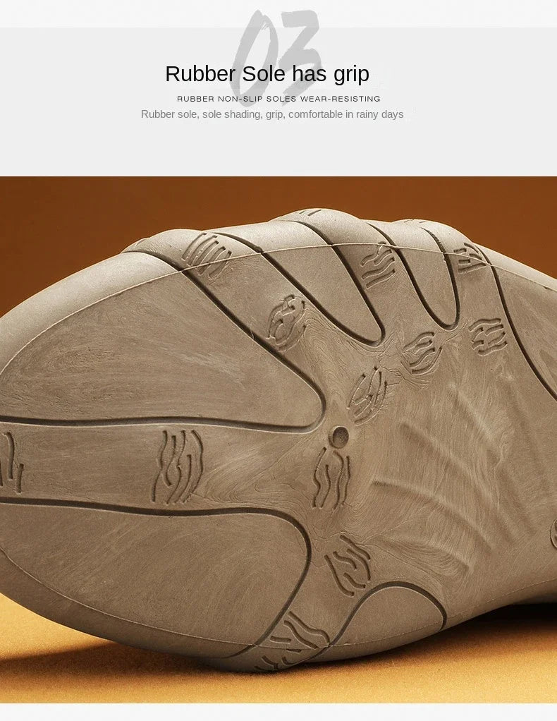 Ankle Boots For Men 2025 Spring Man Casual Sneakers Non Slip Khaki Work Mens Shoe Short Boots Loafers Lace Up Zapatillas Hombre