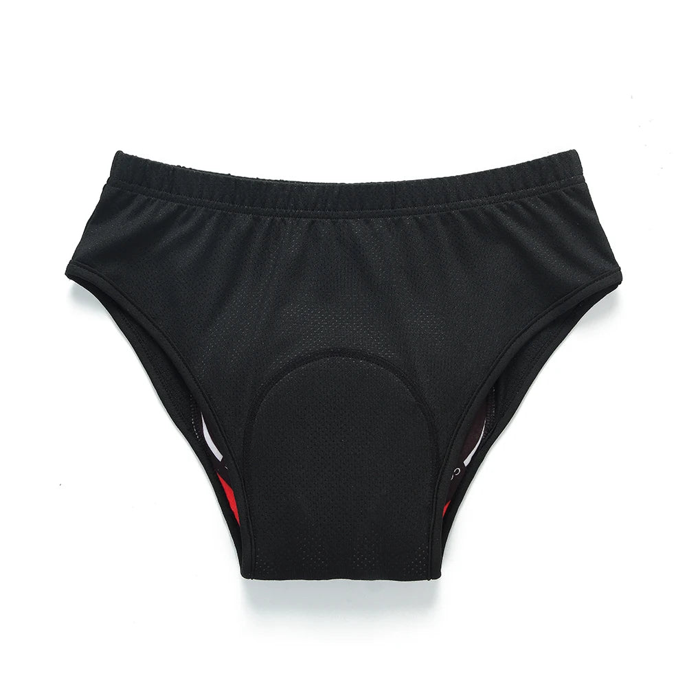 Men Bike Underwear Breathable Padded Bicycle Briefs Cycle Underwear Shorts