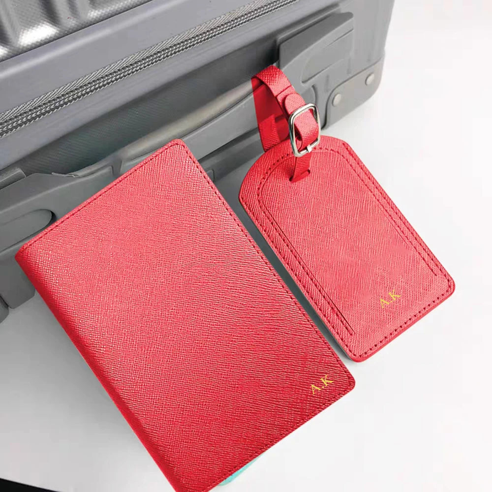 Luxury Design Genuine Leather Wallet For Woman Custom Initials Fashion Folding Passport Holder Business Card Holder Coin Purse