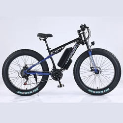new Off-road Mountain commuter E-bike 45 Mph Max Speed 24" Fat Tire Hydraulic Disc Brake Electric Bicycle