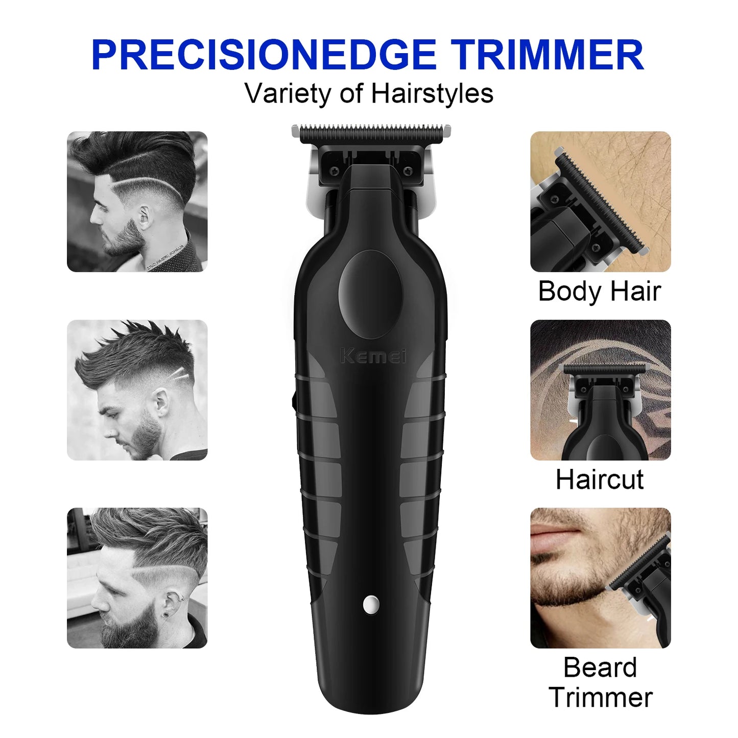 Kemei KM-2296 KM-2299 KM-1102 Hair Clipper Kit Men's Electric Shaver Hair Trimmer Machine Professional Hair Cutting Machine