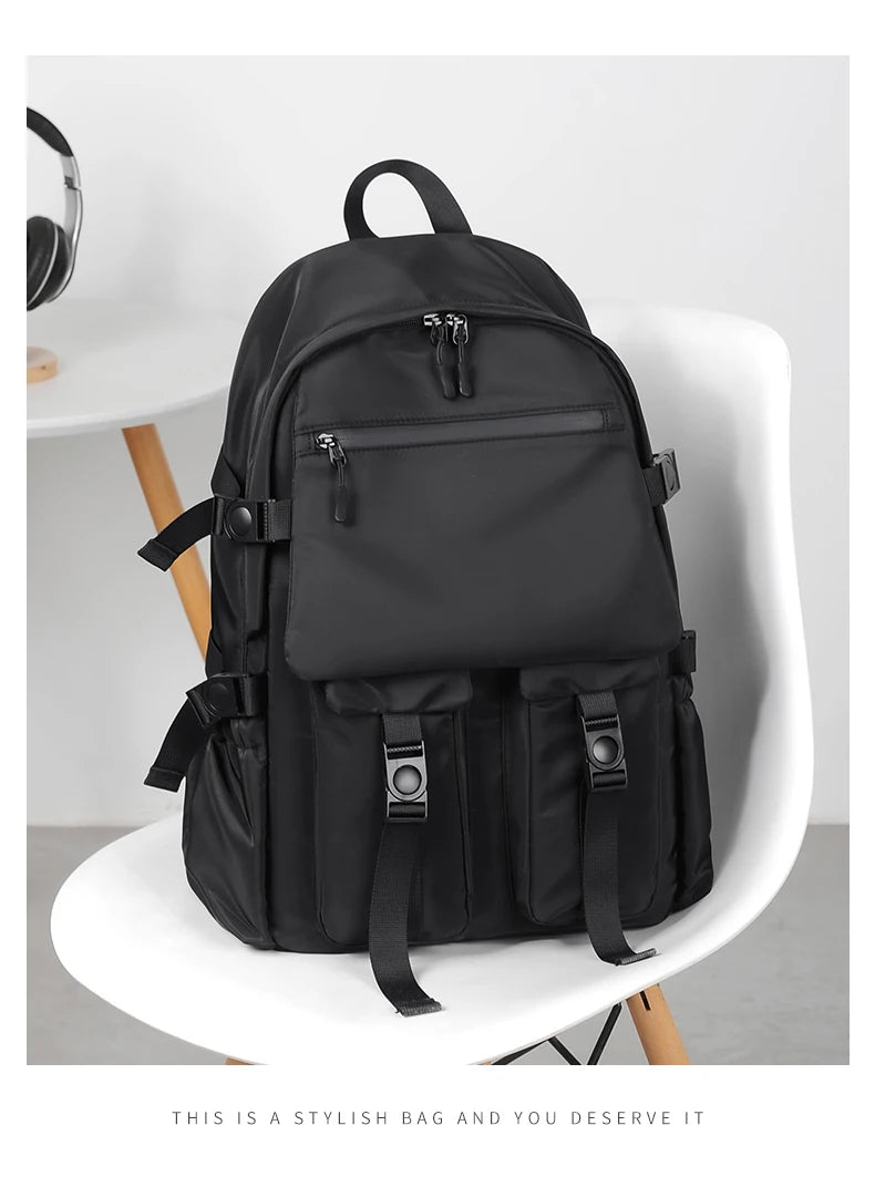 Men's Tactical Style Backpack, Large - capacity Travel Bag with Multiple Straps, Durable Material, Ideal for Outdoor Adventures