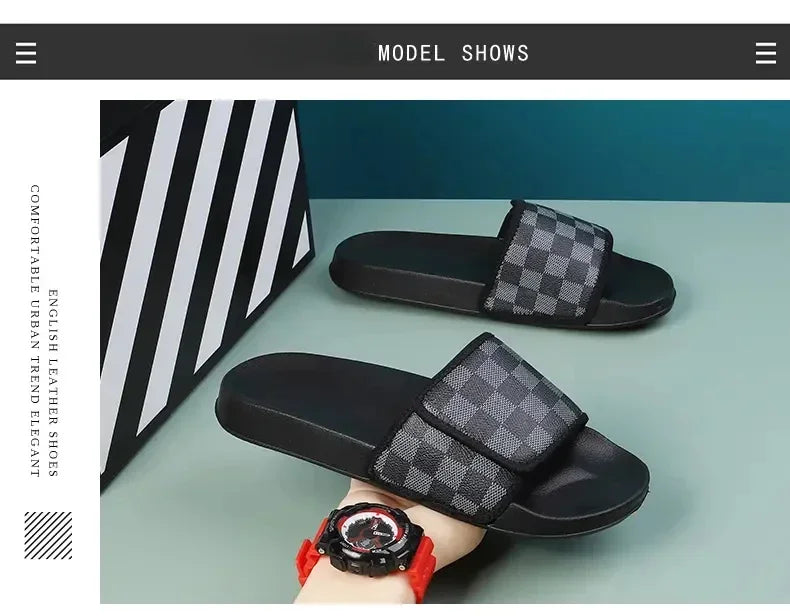 Slippers for Men To Wear Outside in Summer Men's Non-slip and Anti-odor Comfortable Soft Flip-flops Outdoor Trendy Sandals