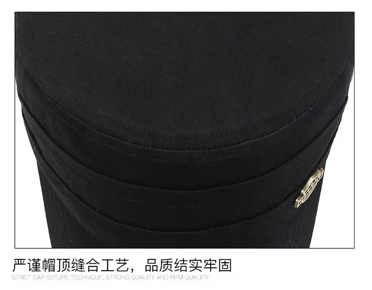 Mens Baseball Cap  Flat Caps  Spring Autumn Tactical Hat Men's Flat Top Cotton Cap Sports Leisure Hats