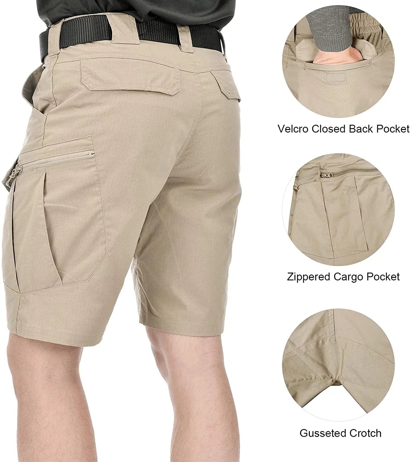 Shorts Men Urban Military Waterproof Cargo Tactical Shorts Male Outdoor Camo Breathable Quick Dry Pants Summer Casual Shorts