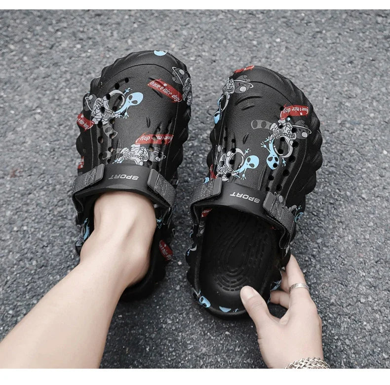 Men Shoes Slippers Men Garden Flat Sandals Platform Sandals Man Summer Sandals 2024 Male Sneakers Outdoor Flip Flops Home Clogs
