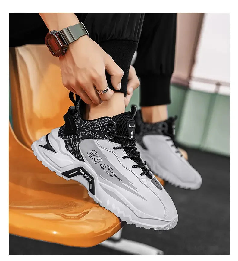 Men's Sneaker Shoes Casual Sports Basketball Shoes for Men Fashion Trends Original Male Sneakers High Top Mens Running Shoes