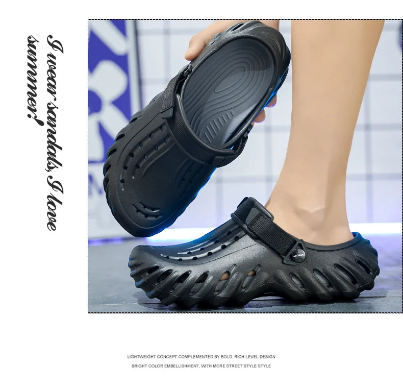 Luxury Man Sandal for Men Brand Men's Shoes 2025 White Sandals Flat Sandals Mens Soft Sandles Summer Shoes Sale Slippers Slipers