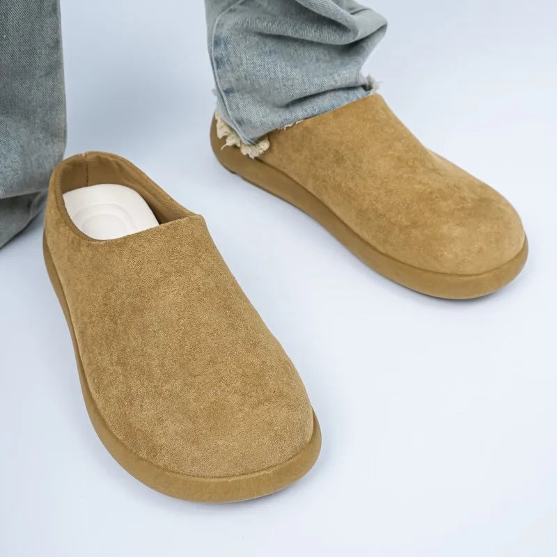 2025 New Arrival Men's Mules | Closed-Toe Half Slippers | Outdoor Slip-on Casual Shoes for Men