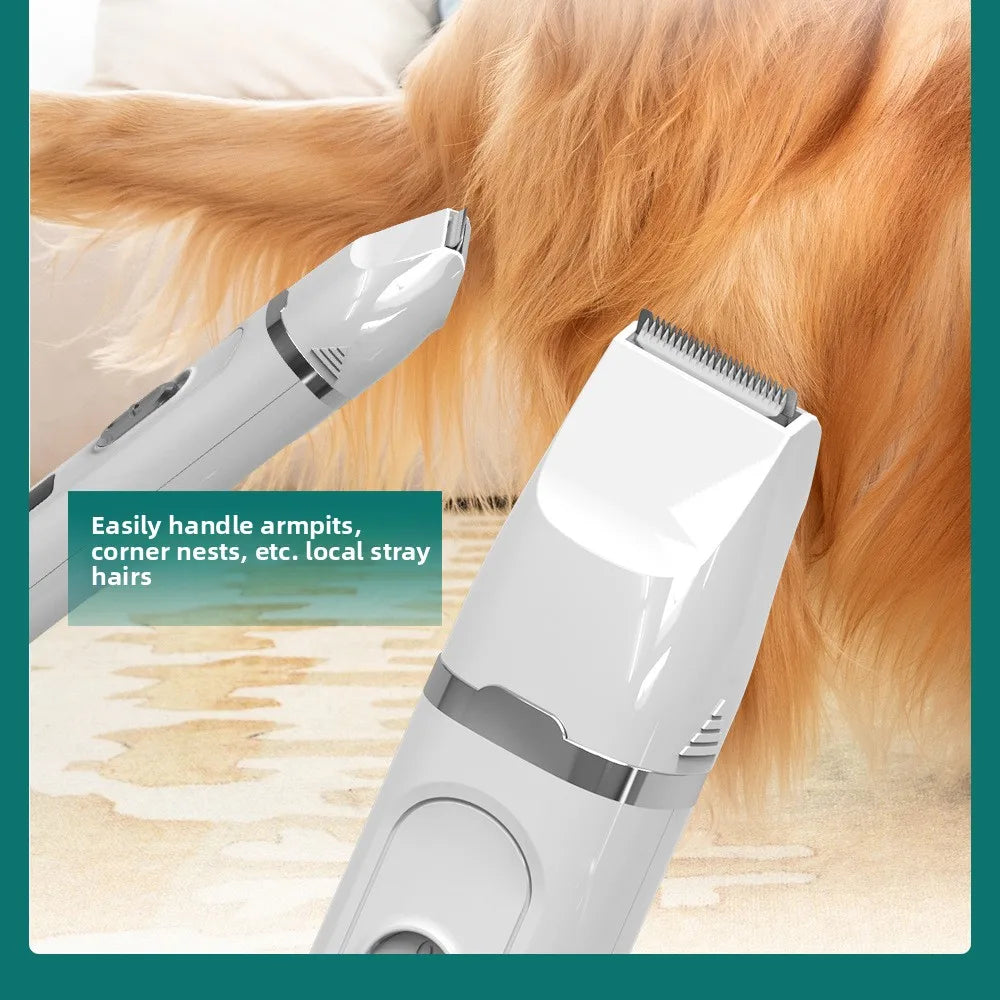 Dog Hair Clippers Grooming Electric Pet Clipper Professional Silent Hair Cutter USB Rechargeable Pet Grooming Clipper