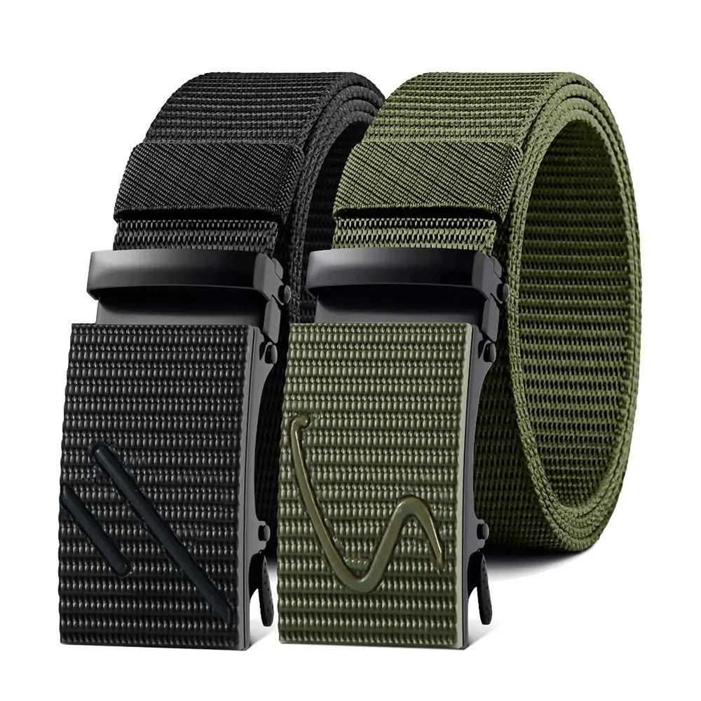 Men Belt Alloy Buckle Breathable Elastic Belts For Men Cowboy Designer Belt Outdoor Tactical Belt Gifts