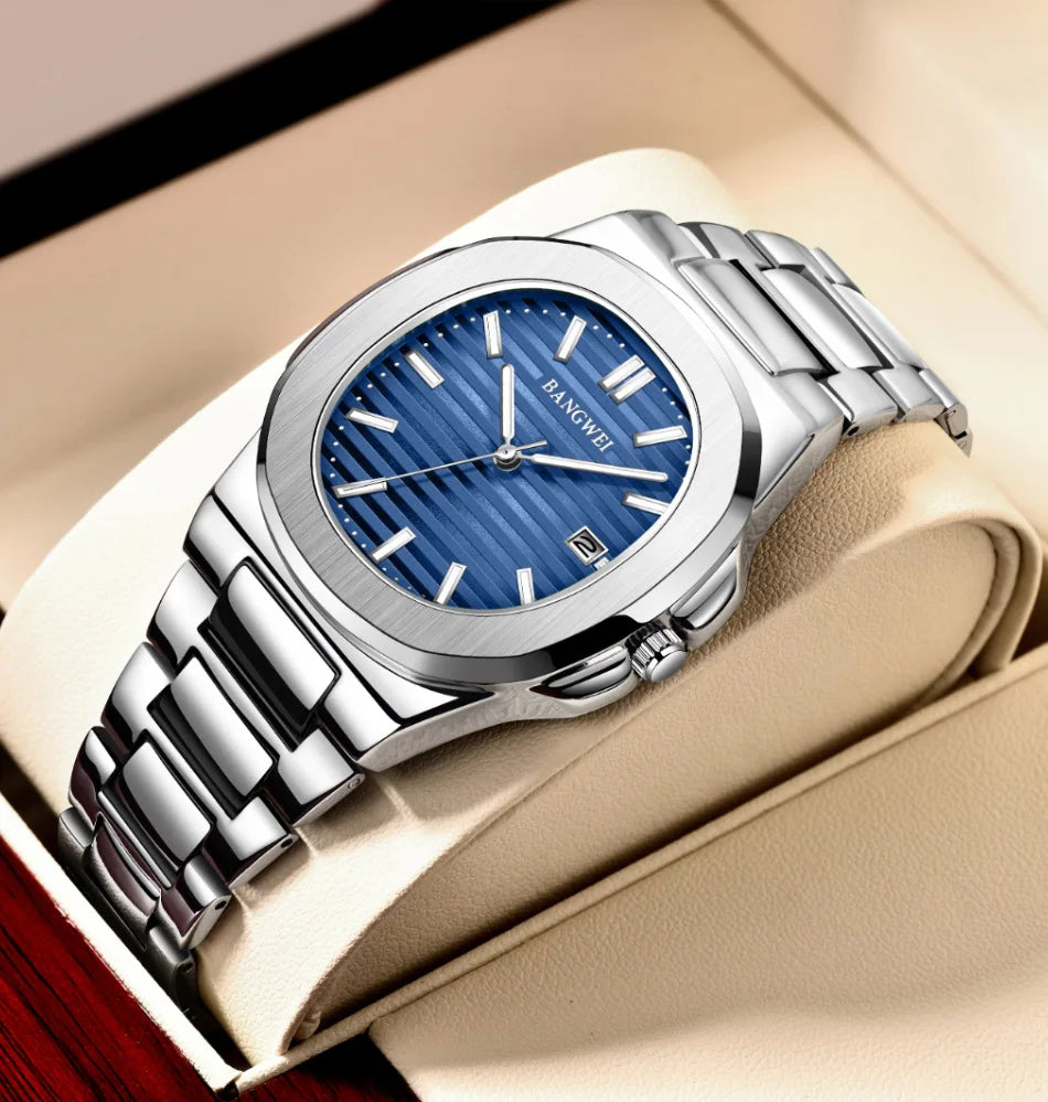 Watch For Men Top Brand Luxury  LIGE  Fashion Full  Steel Quartz Men Watches Date Business Sport Male Wristwatch Clock Montre Ho