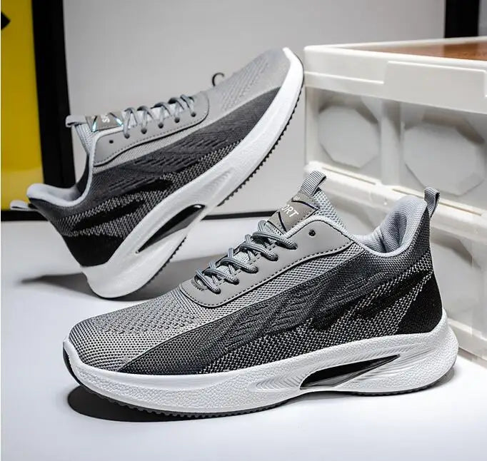 Men's shoes Casual lightweight non-slip fashion sneakers Breathable running shoes Outdoor walking training tennis shoes for men